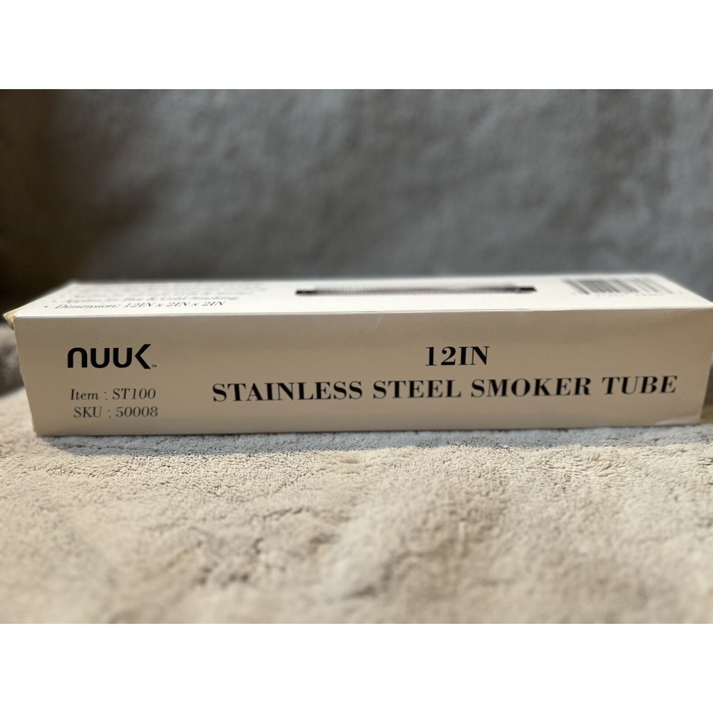 Nuuk Stainless Steel Smoker Tube 12" Still In Box -Grilling, BBQ, Parties